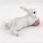 Herend Lying Bunny with Eggs Figurine, alternate view