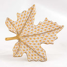 Herend Maple Leaf Figurine – Butterscotch, alternate view