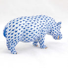 Herend Medium Hippopotamus Figurine – Sapphire, alternate view