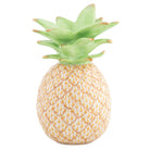 Hand-painted Herend Medium Pineapple Figurine in fine porcelain, 3.25in L X 3in W X 4.5in H, on a white background