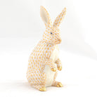 Herend Medium Standing Rabbit Figurine – Butterscotch, alternate view
