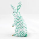 Herend Medium Standing Rabbit Figurine – Green, alternate view