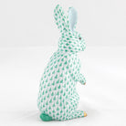 Herend Medium Standing Rabbit Figurine – Green, alternate view