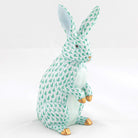 Herend Medium Standing Rabbit Figurine – Green, alternate view