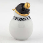 Herend Mini Snowman Figurine – Black, alternate view