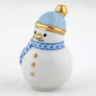 Herend Mini Snowman Figurine – Blue, alternate view