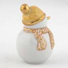 Herend Mini Snowman Figurine – Butterscotch, alternate view
