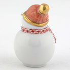 Herend Mini Snowman Figurine – Rust, alternate view