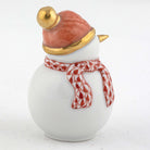 Herend Mini Snowman Figurine – Rust, alternate view