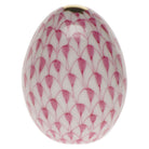 Herend Miniature Egg Figurine porcelain figurine painted in the Raspberry fishnet pattern