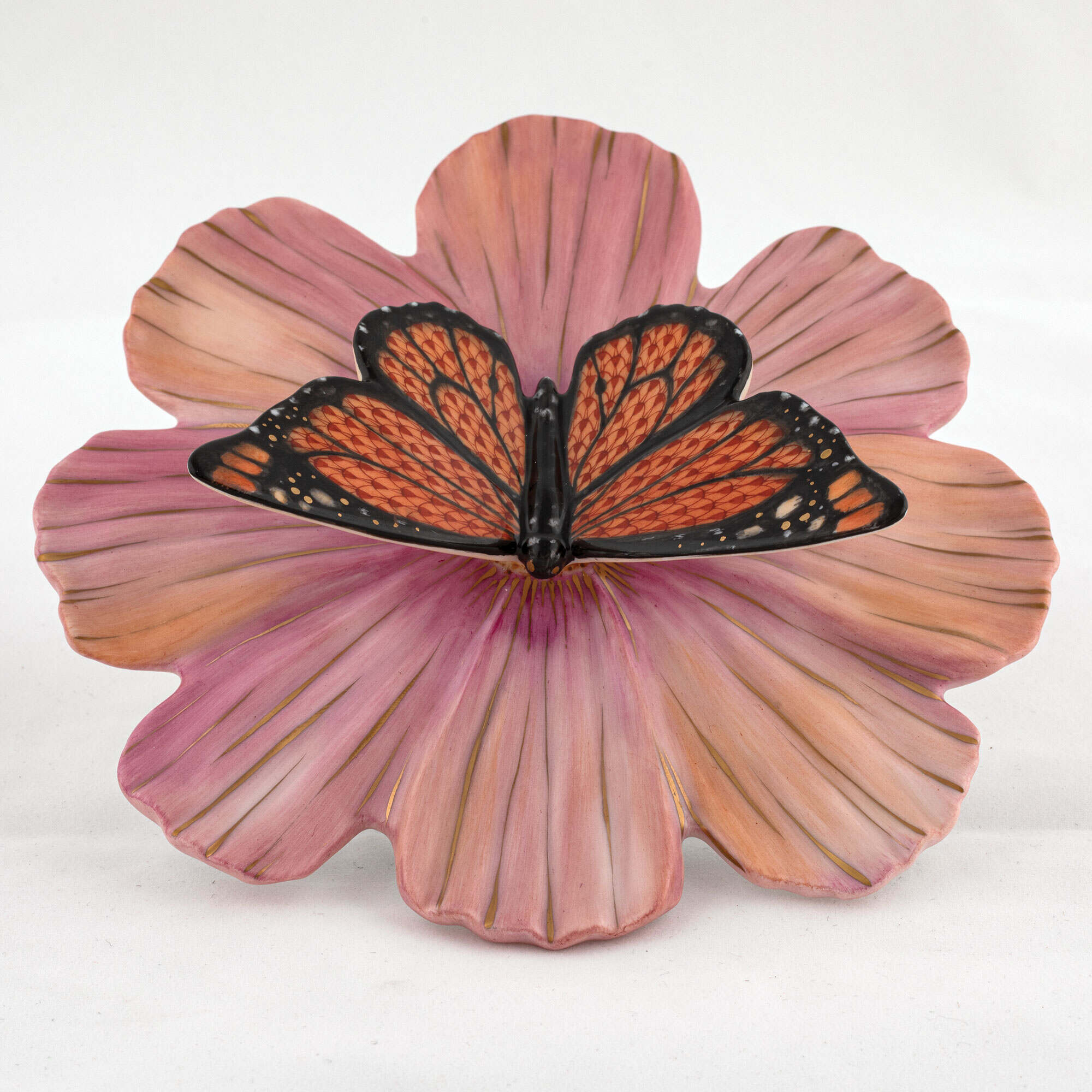 Herend Monarch on Cosmos Figurine — additional view