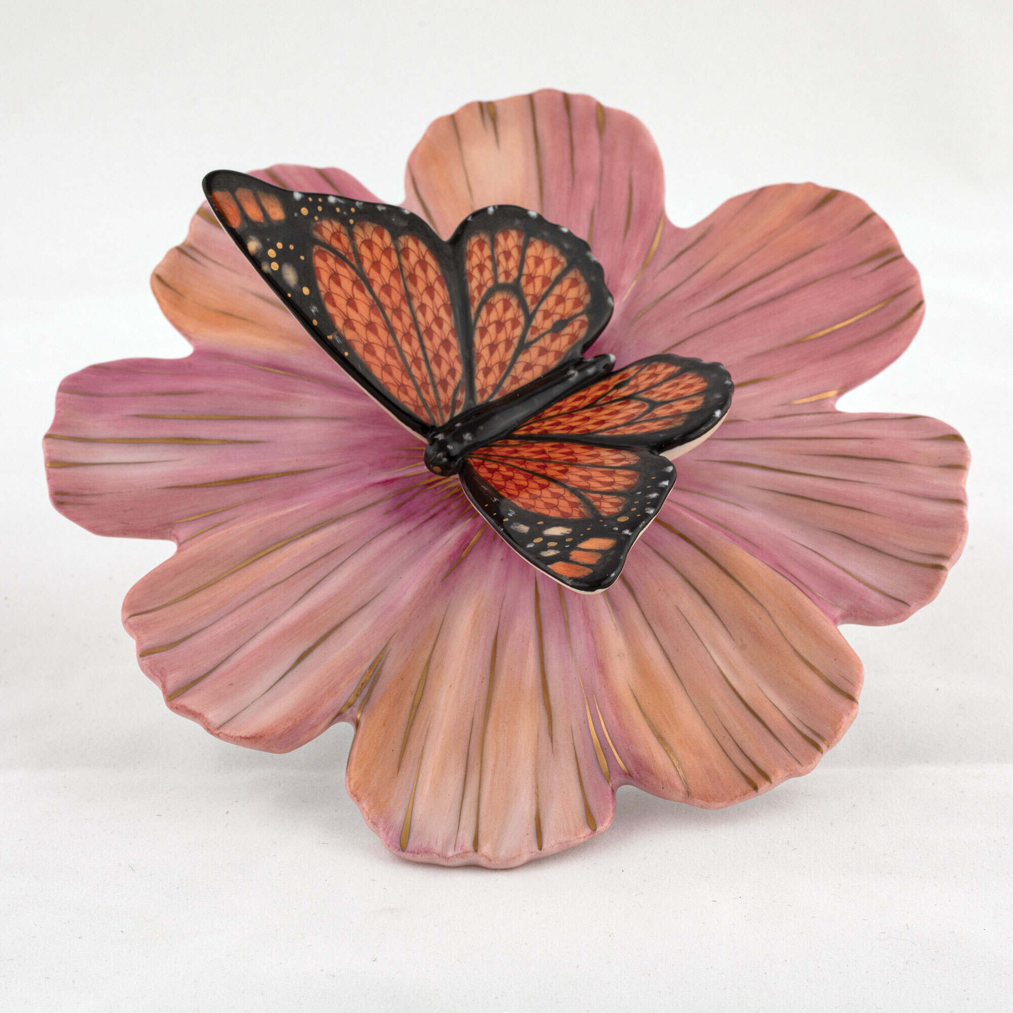 Herend Monarch on Cosmos Figurine — additional view