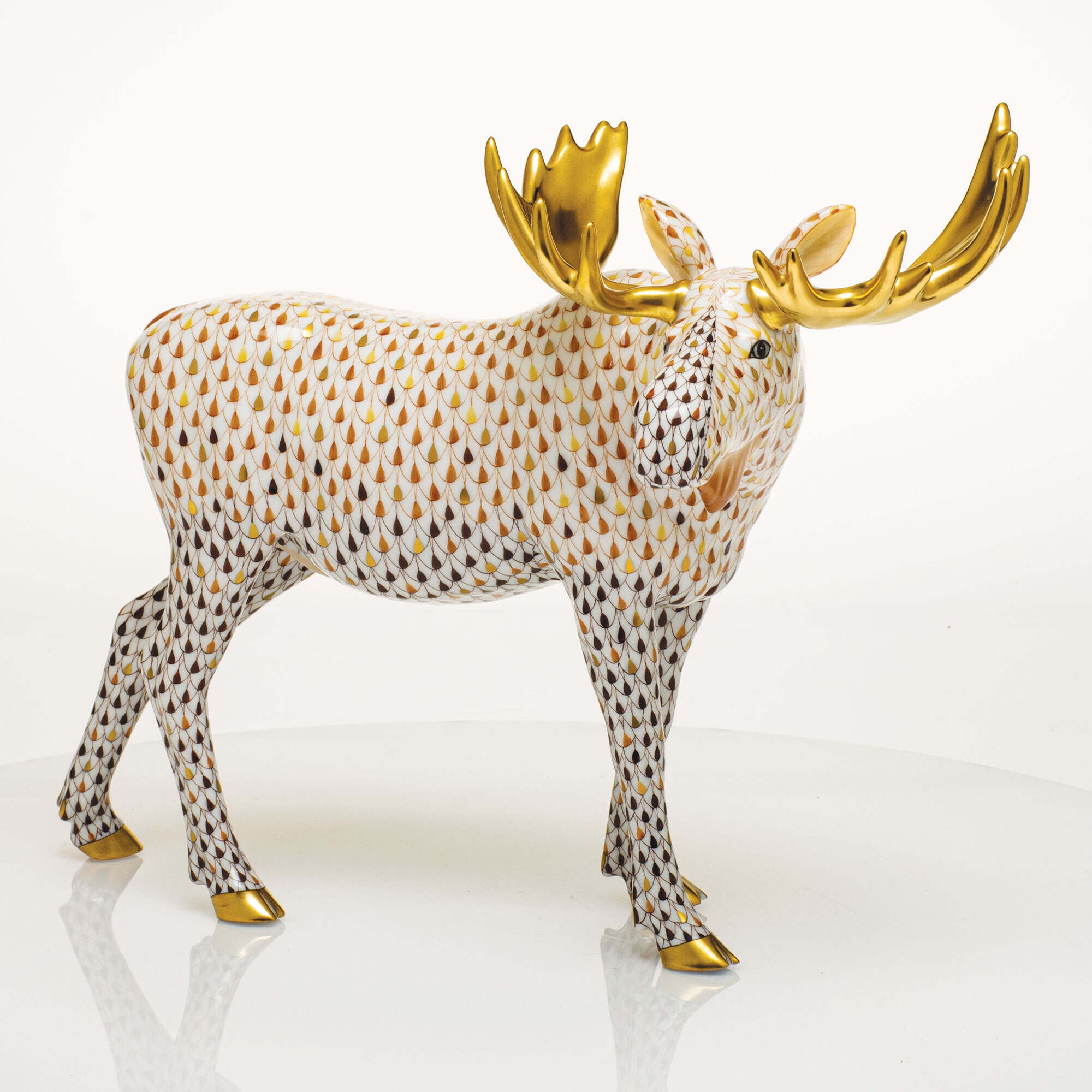 Herend Moose Figurine — additional view