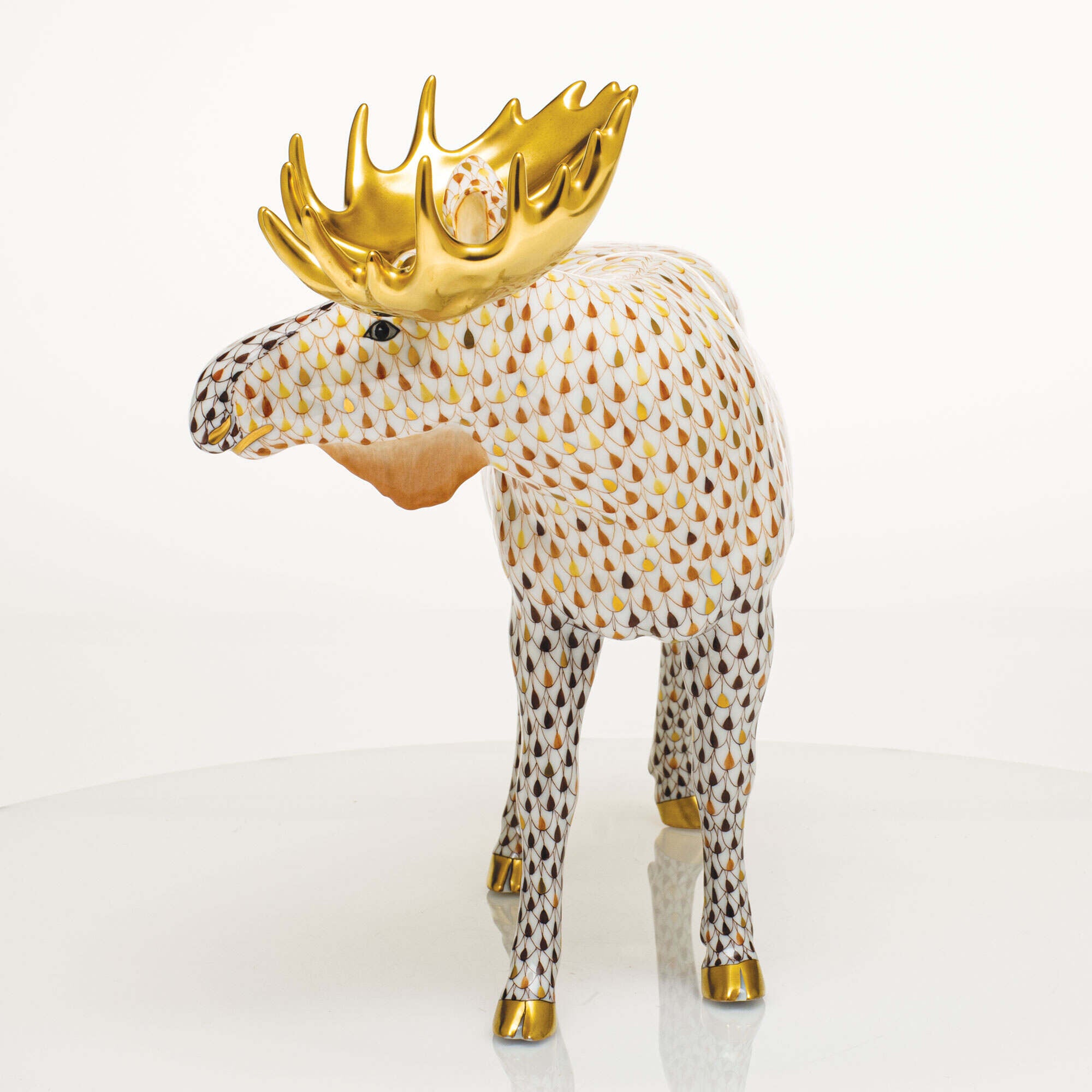 Herend Moose Figurine — additional view
