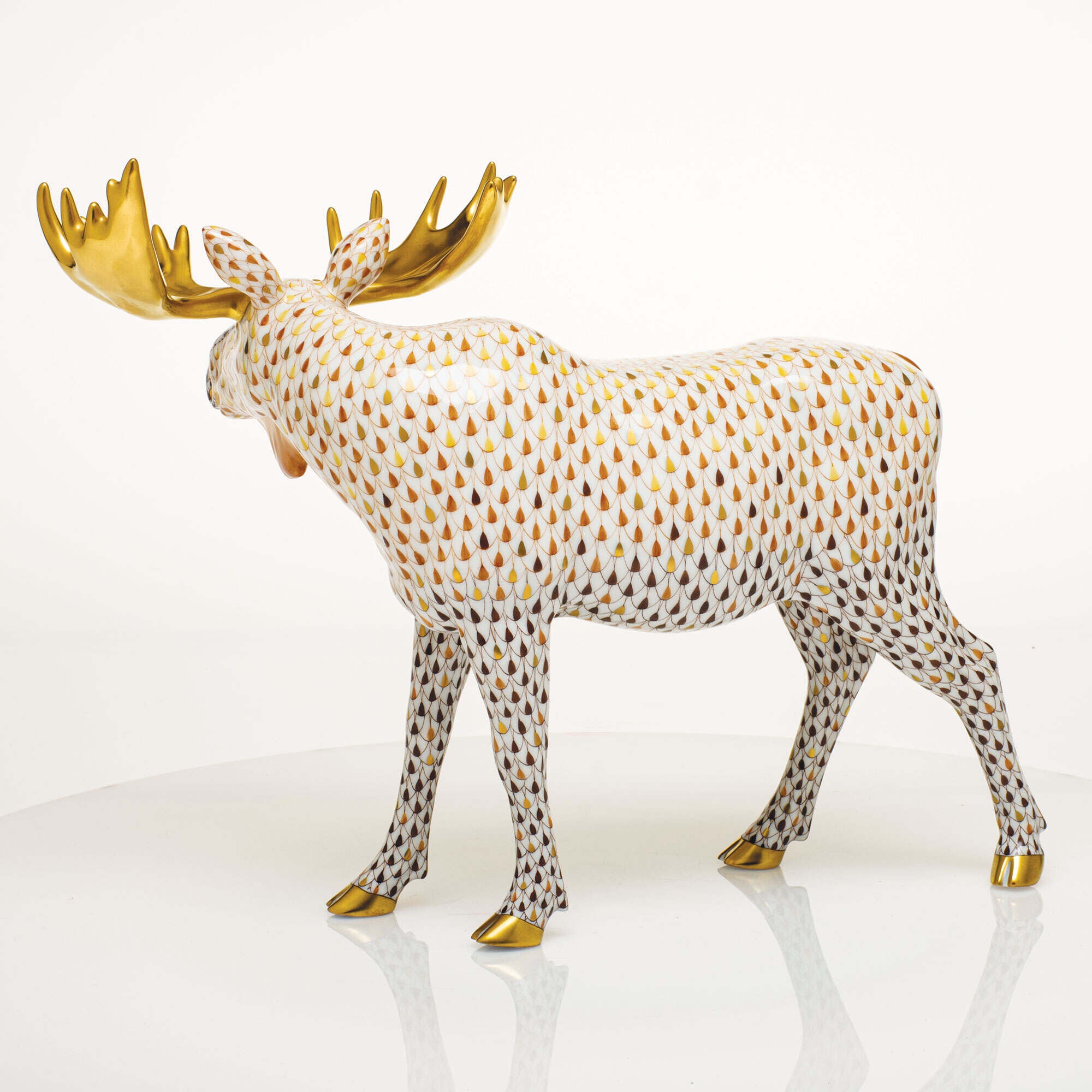 Herend Moose Figurine — additional view