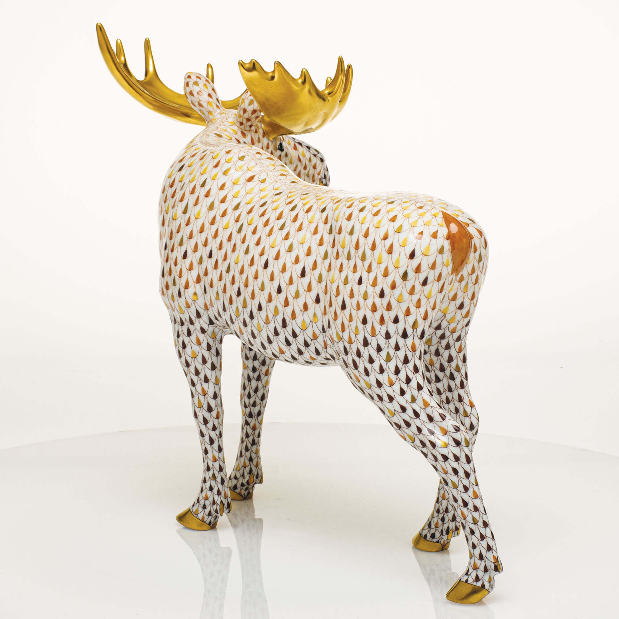 Herend Moose Figurine — additional view