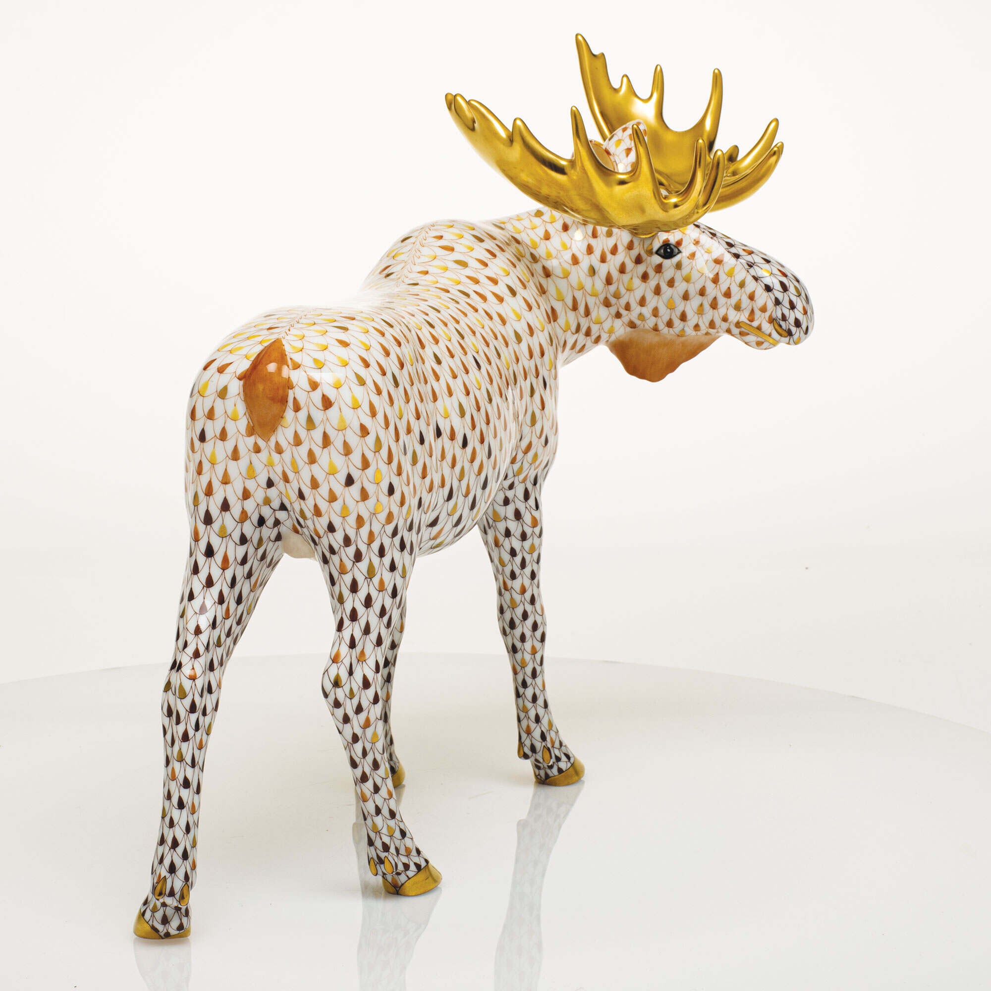 Herend Moose Figurine — additional view