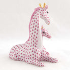 Herend Mother and Baby Giraffe Figurine – Raspberry, alternate view