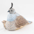 Herend Mother and Baby Quail Figurine — additional view