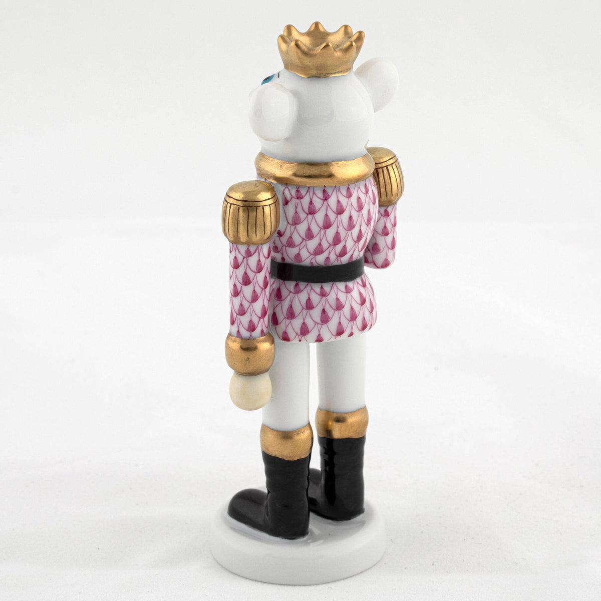 Herend Mouse King Nutcracker Figurine – Raspberry, alternate view
