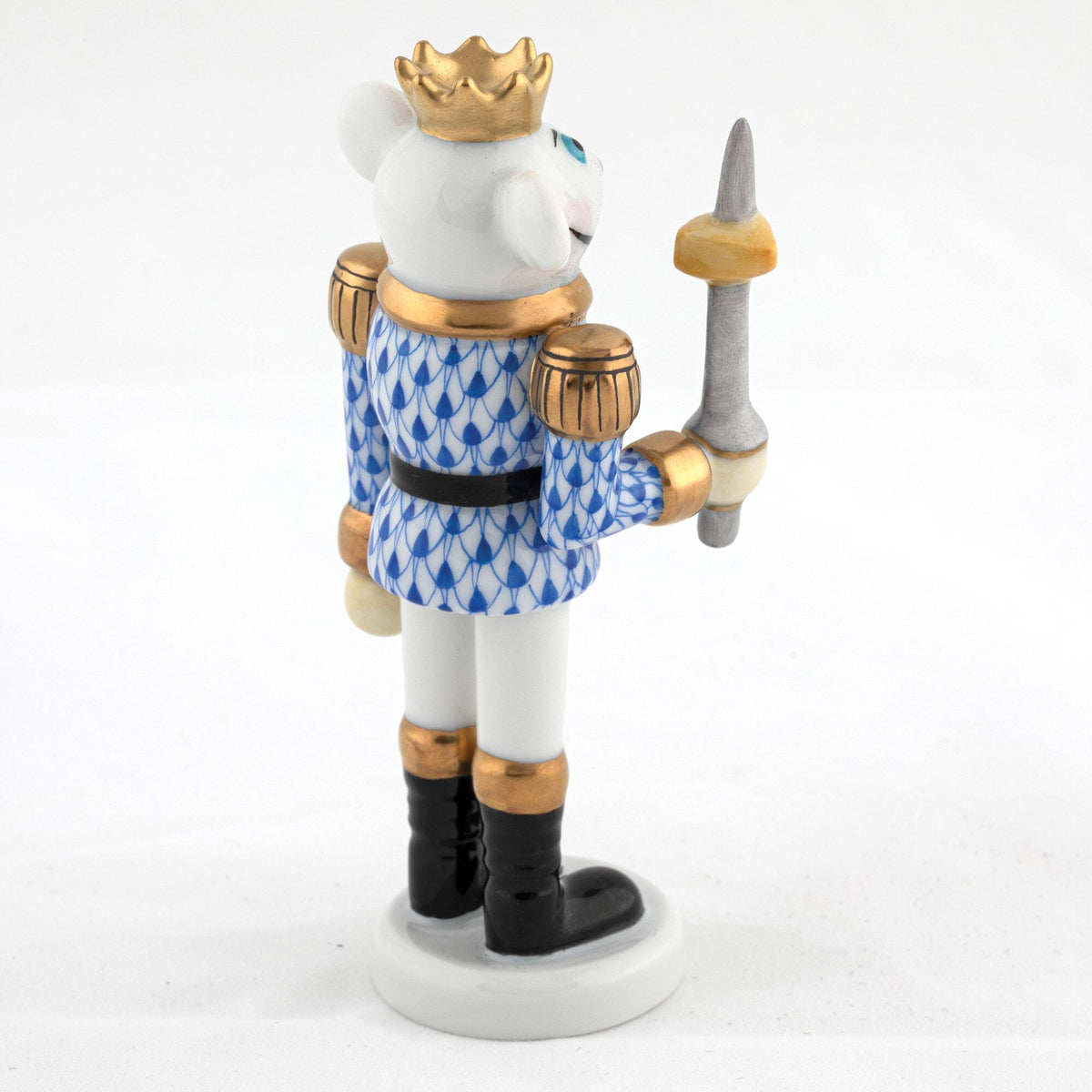 Herend Mouse King Nutcracker Figurine – Sapphire, alternate view