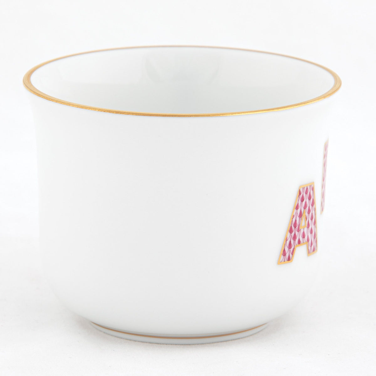 Herend Mug with Abc – Raspberry, alternate view