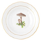 Herend Mushroom Luncheon Plate Motif 05 in Multicolor - Hand-painted Hungarian porcelain by Herend. Paris Tableware.