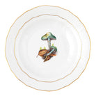 Herend Mushroom Luncheon Plate Motif 06 in Multicolor - Hand-painted Hungarian porcelain by Herend. Paris Tableware.