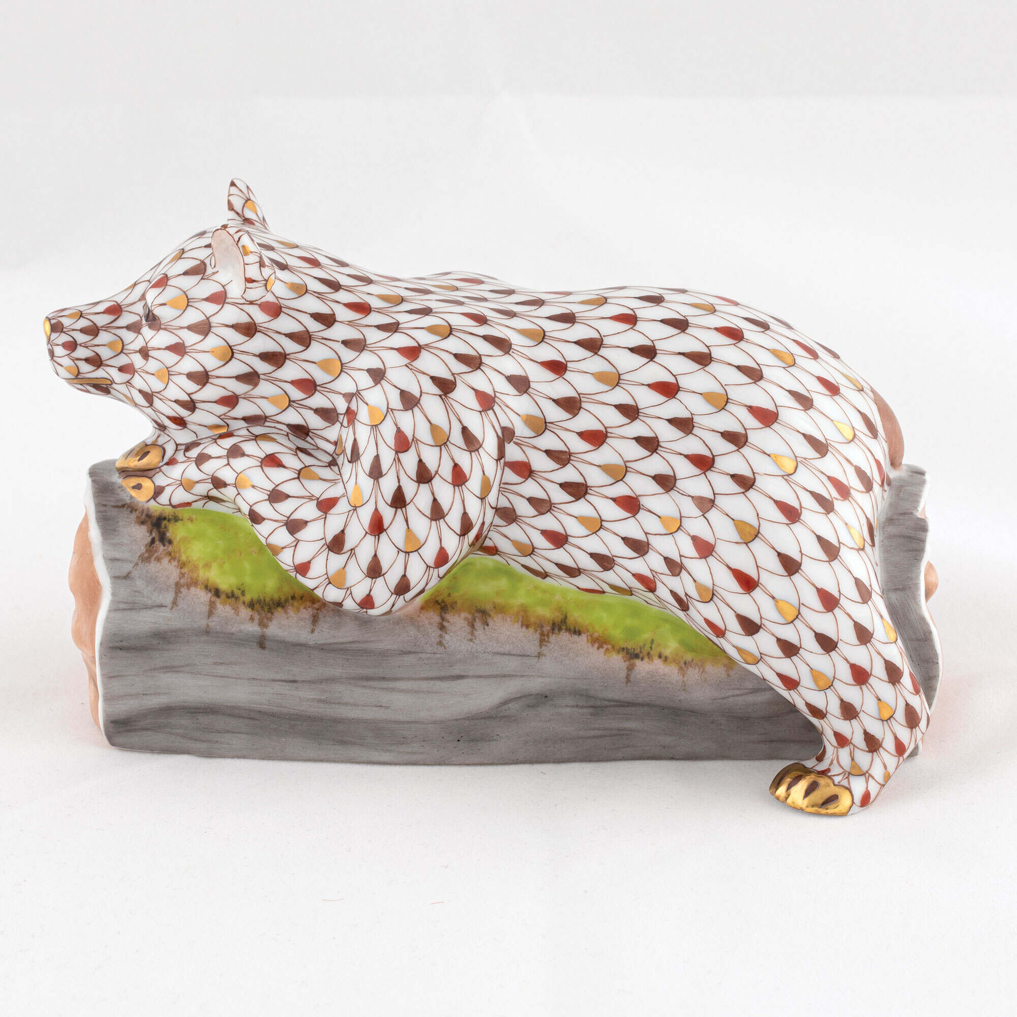 Herend Napping Bear Figurine — additional view