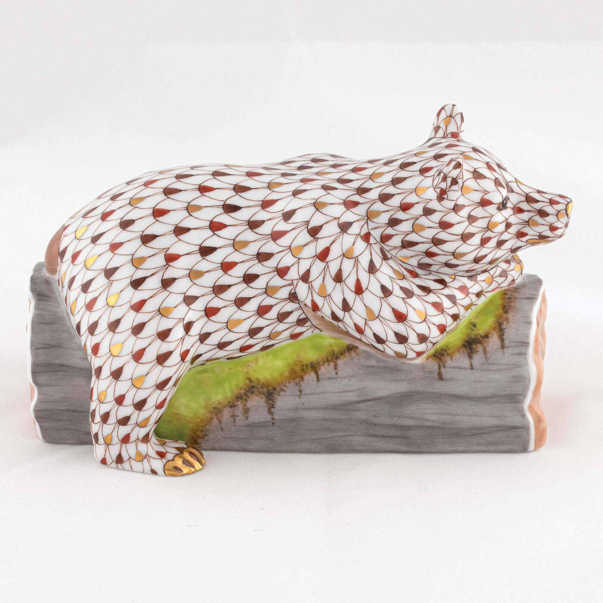 Herend Napping Bear Figurine — additional view