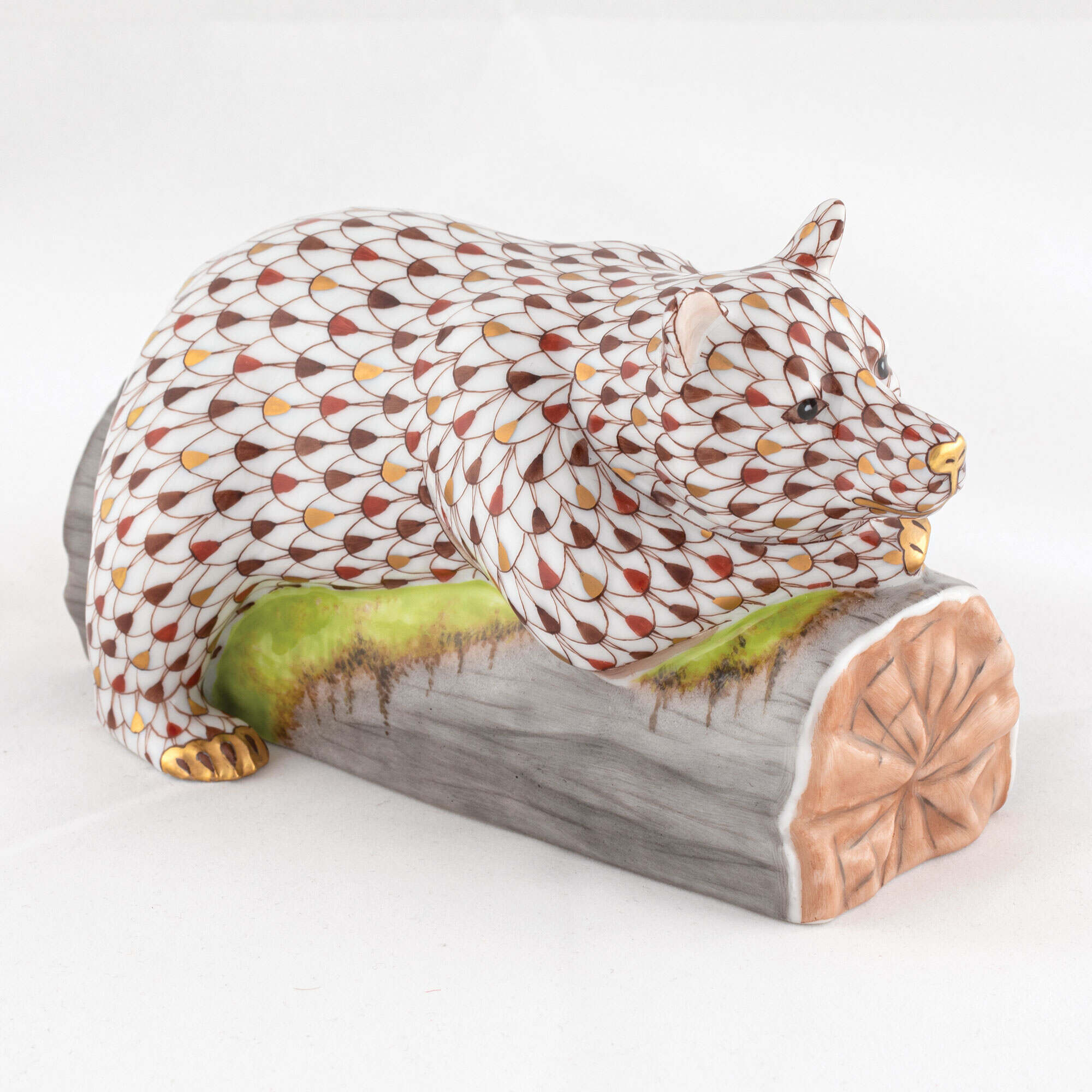 Herend Napping Bear Figurine — additional view