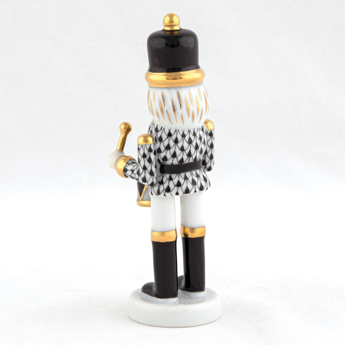 Herend Nutcracker Drummer Figurine – Black, alternate view
