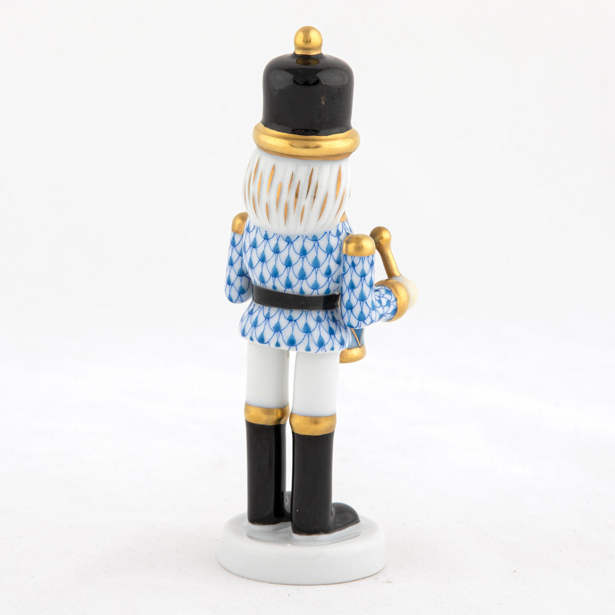 Herend Nutcracker Drummer Figurine – Blue, alternate view