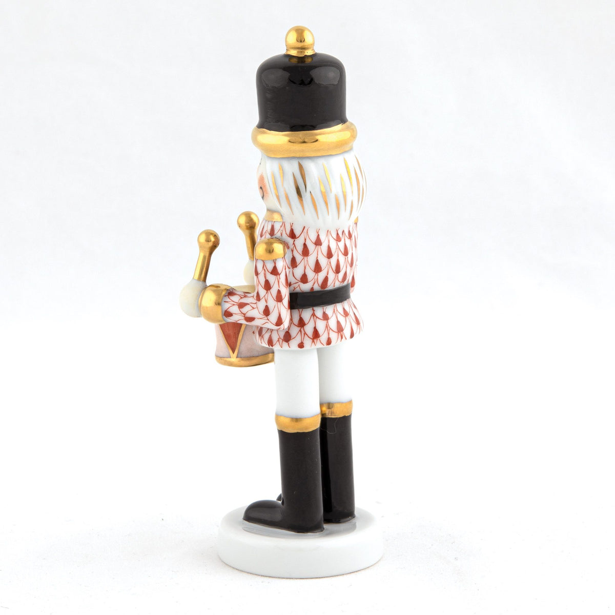 Herend Nutcracker Drummer Figurine – Rust, alternate view