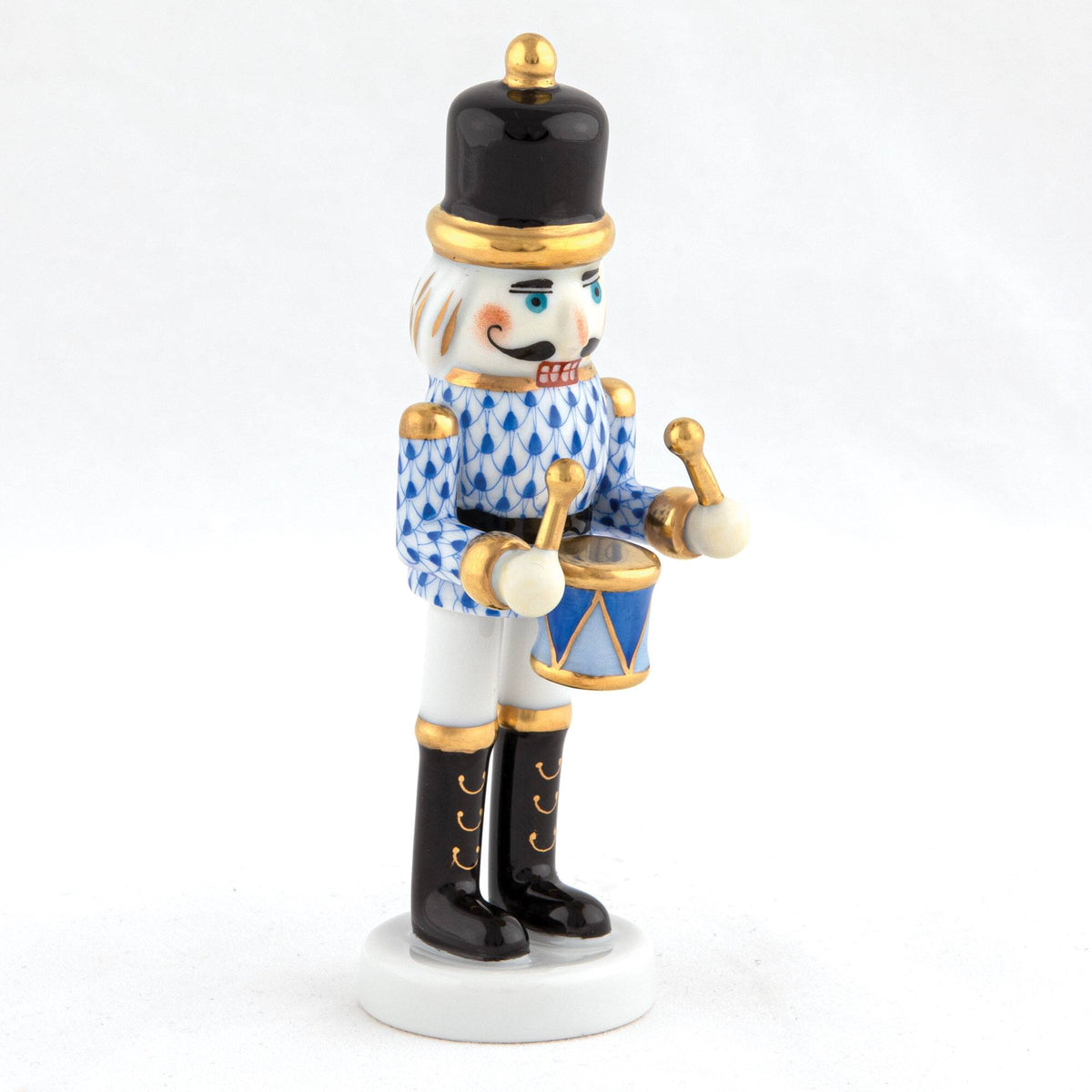 Herend Nutcracker Drummer Figurine – Sapphire, alternate view