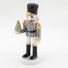 Herend Nutcracker with Christmas Tree Figurine – Black, alternate view