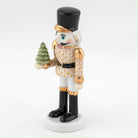 Herend Nutcracker with Christmas Tree Figurine – Butterscotch, alternate view