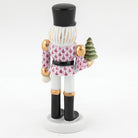 Herend Nutcracker with Christmas Tree Figurine – Raspberry, alternate view