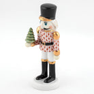 Herend Nutcracker with Christmas Tree Figurine – Rust, alternate view