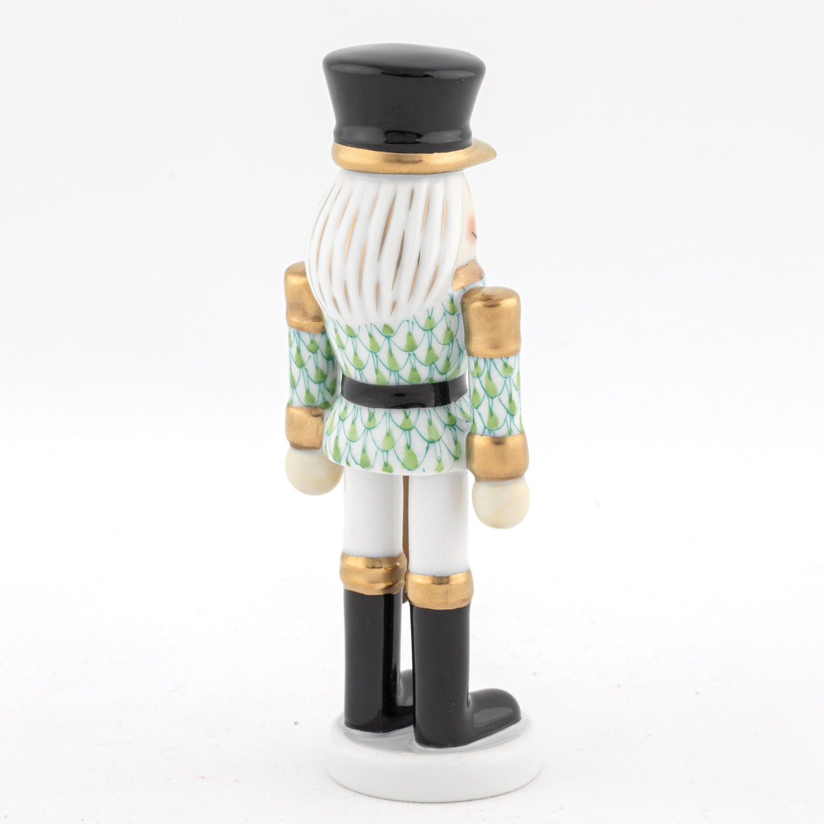 Herend Nutcracker with Sword Figurine – Key Lime, alternate view