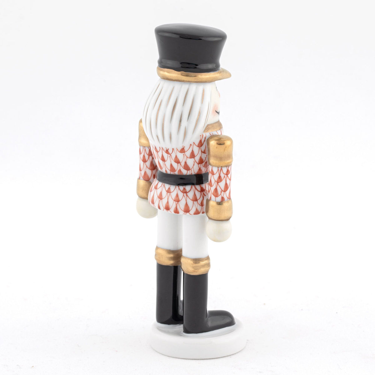 Herend Nutcracker with Sword Figurine – Rust, alternate view