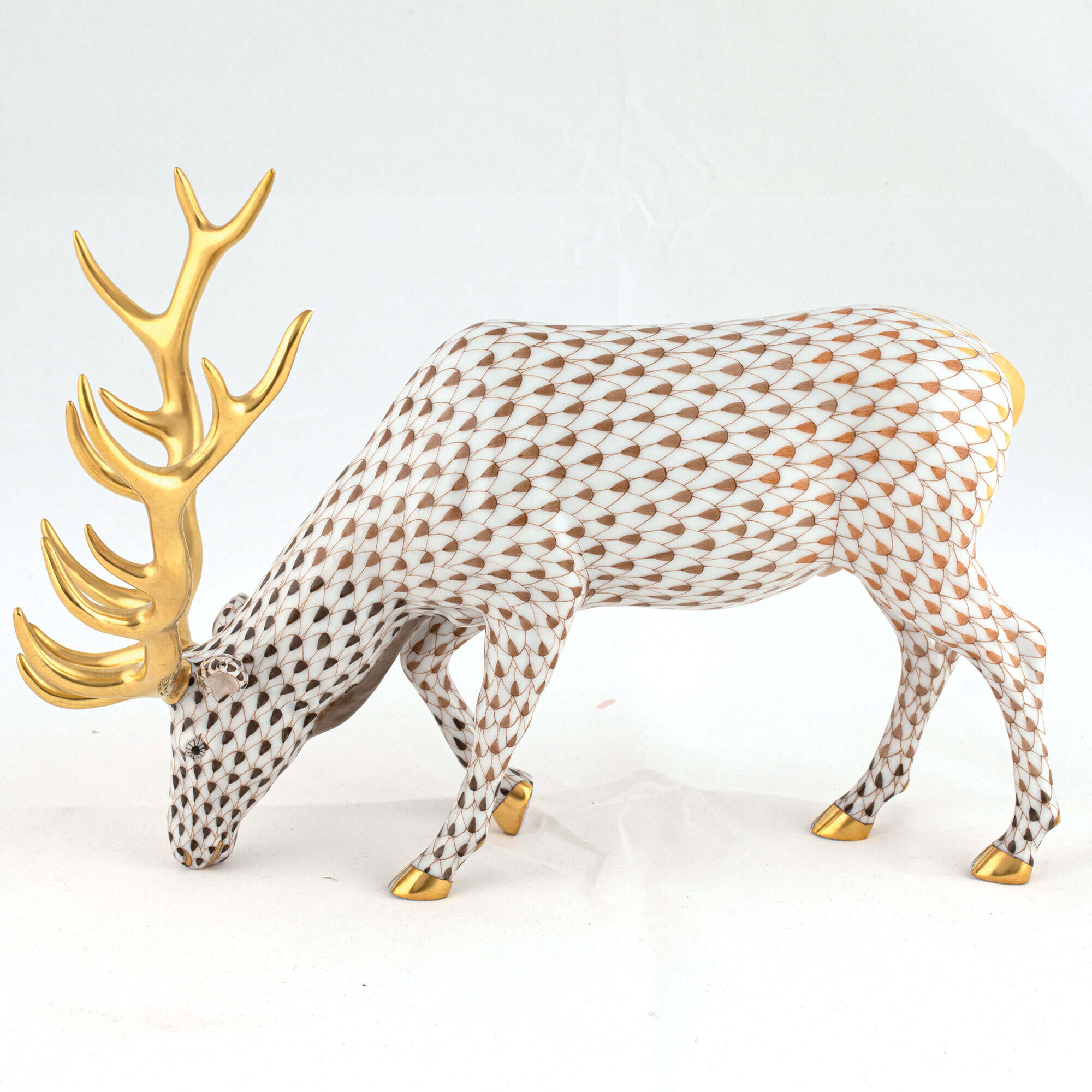 Herend Olympic Elk Figurine — additional view
