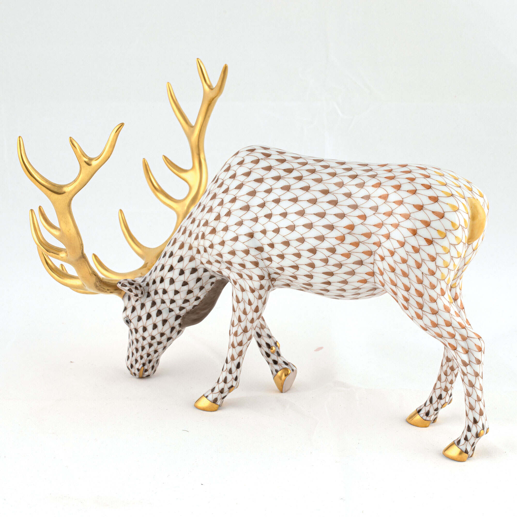 Herend Olympic Elk Figurine — additional view
