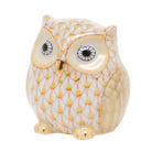 Owlet Figurine in hand-painted Butterscotch porcelain by Herend of Hungary
