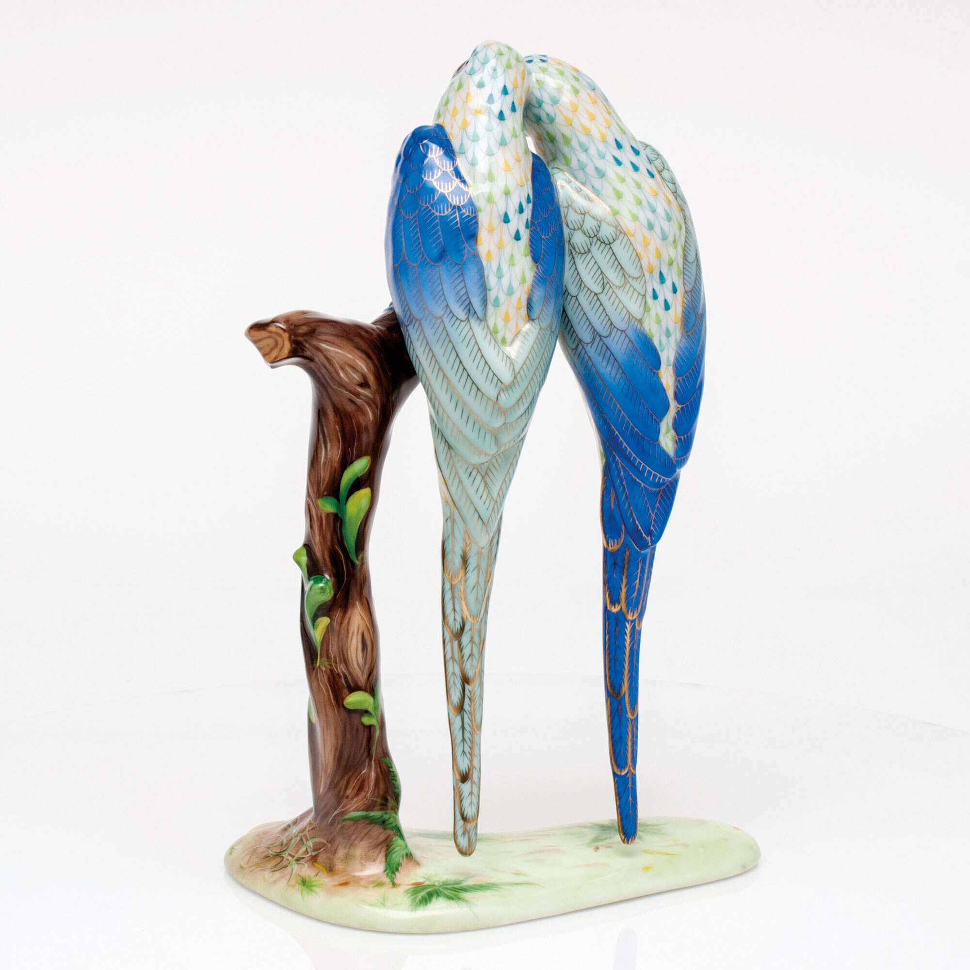 Herend Pair of Macaws Figurine — additional view
