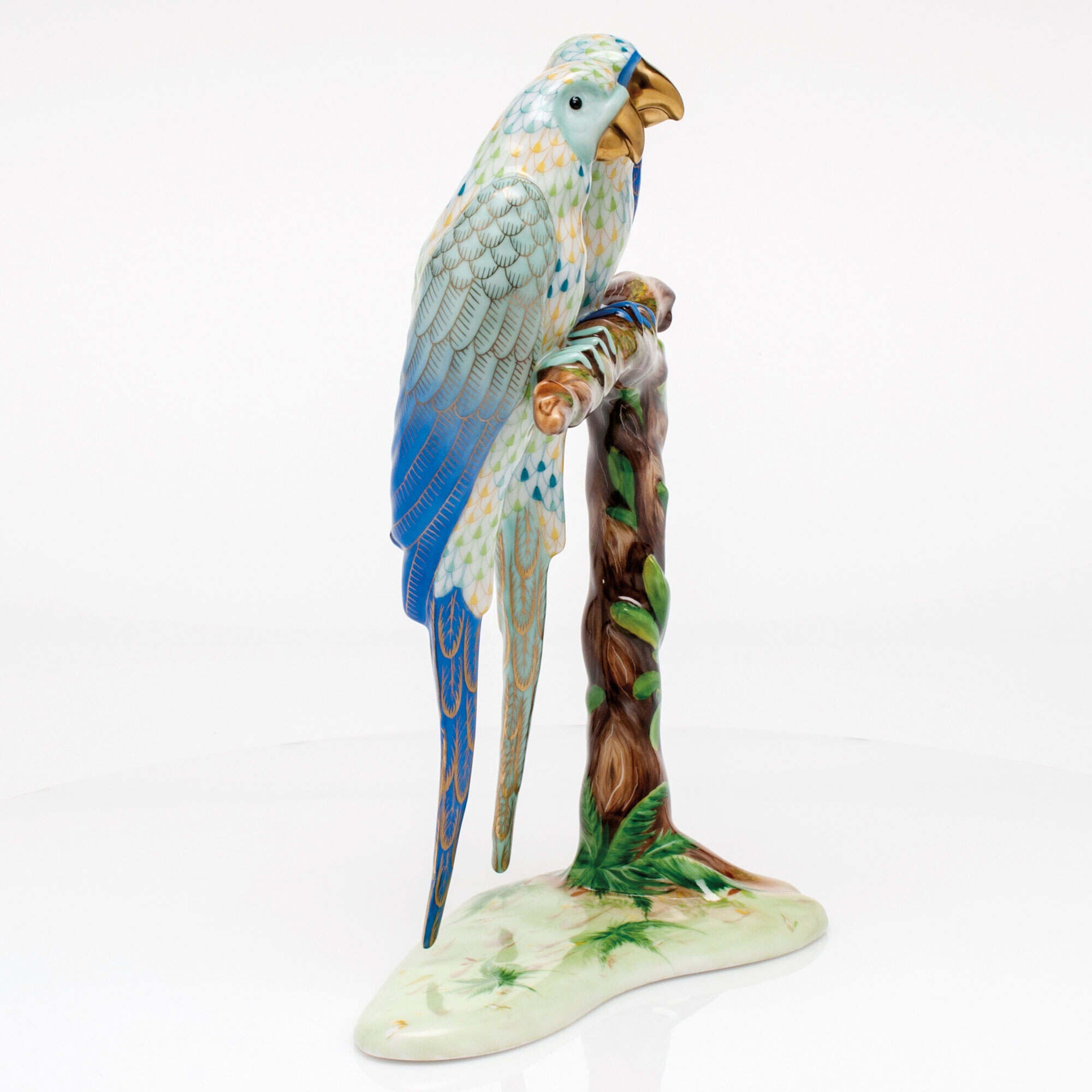 Herend Pair of Macaws Figurine — additional view