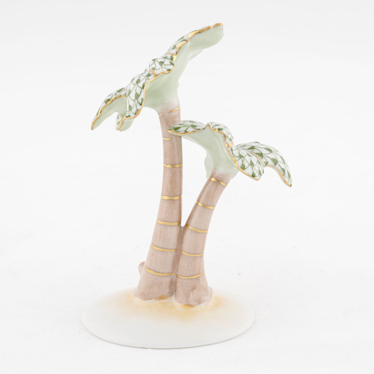 Herend Palm Tree Figurine, alternate view