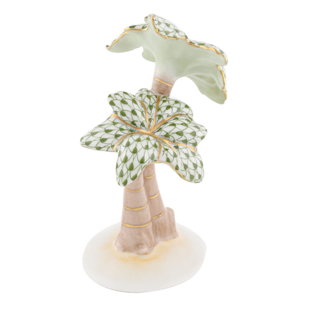Herend Palm Tree Figurine, alternate view