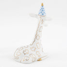 Herend Party Giraffe Figurine – Blue, alternate view