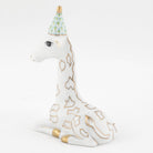 Herend Party Giraffe Figurine – Key Lime, alternate view
